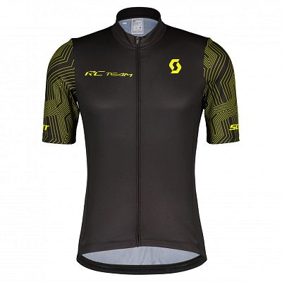 Превью  Велоджерси с коротким рукавом SCOTT RC Team 10 Black/Sulphur Yellow